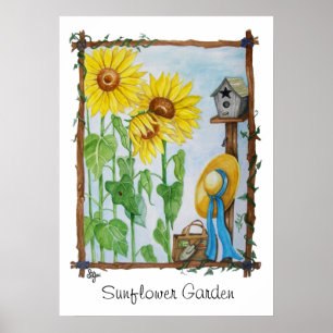 Póster The Sunflower Garden