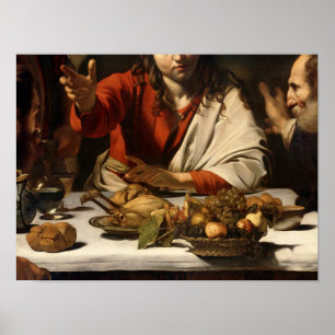 Poster The Supper at Emmaus, 1601