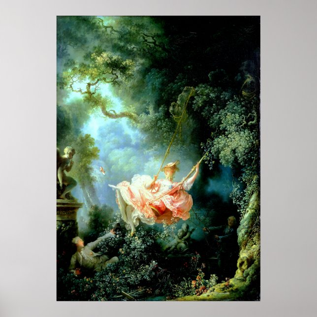 Poster The Swing" por Jean-Honoré Fragonard (Frente)
