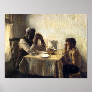 Poster The Thankful Poor (Tanner 1894)