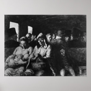 Poster The Third Class Carriage, c.1862-64