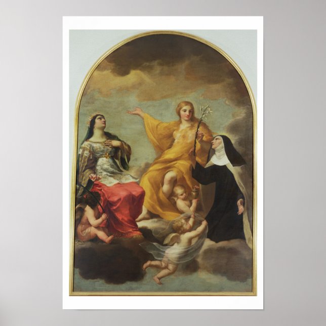 Poster The Three Marys, 1633 (óleo na canvas) (Frente)