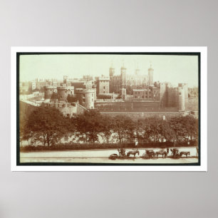 Póster The Tower of London (foto de sepia)