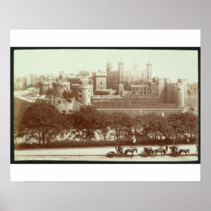 Poster The Tower of London (foto de sepia)