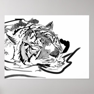 Póster The Tranquil Tiger