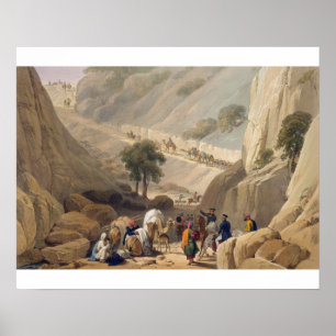 Poster The Troops Emerging from the Narrow Part of the De