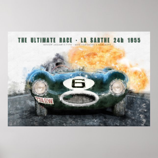 Poster The ultimate race 1955 (Frente)