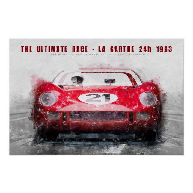 Póster The ultimate race 1963 (Frente)