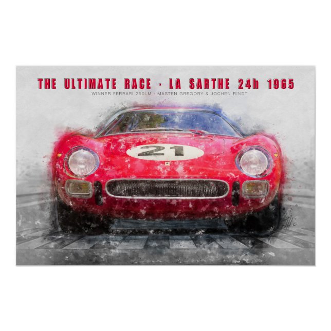 Póster The ultimate race 1965 (Frente)