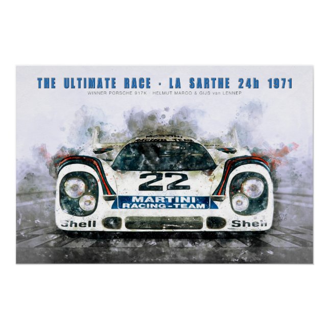 Póster The ultimate race 1971 (Frente)