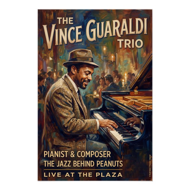 Póster The Vince Guaraldi Trio  (Frente)