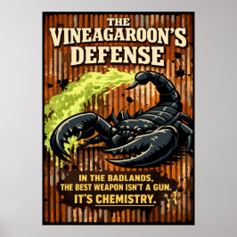 Poster The Vinegaroon’s Defense Scorpion Art