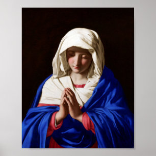 Poster The Virgin in Prayer, Sassoferrato