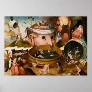 Poster The Visions of Tondal, 1479 by Hieronymus Bosch