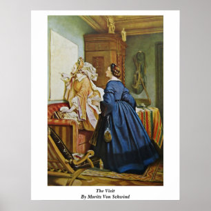 Póster The Visit By Moritz Von Schwind