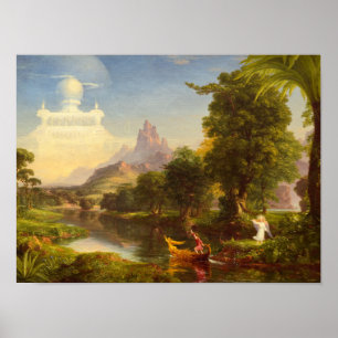 Poster The Voyage of Life, Youth, 1842 por Thomas Cole