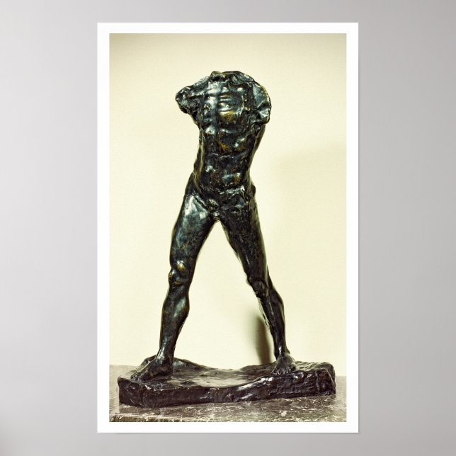 Poster The Walking Man, 1877 (bronze) (Frente)