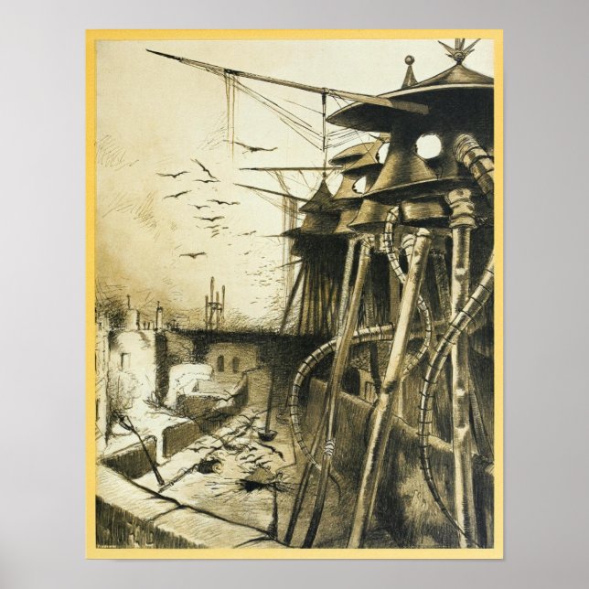 Poster The War of the Worlds (1906) (Frente)