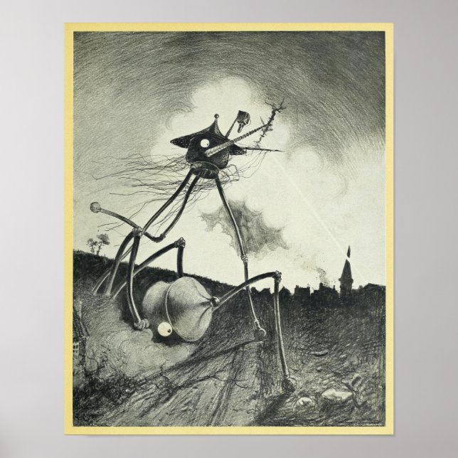Poster The War of the Worlds (1906) (Frente)