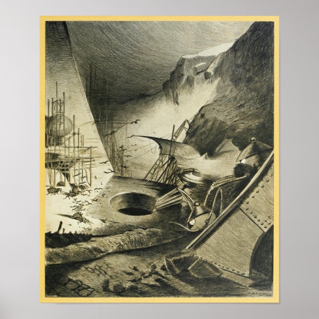 Poster The War of the Worlds (1906) (Frente)