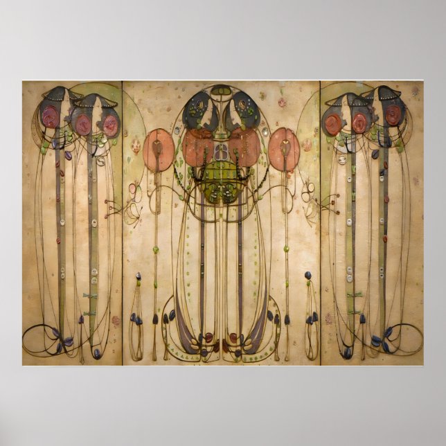 Poster The Wassail - Charles Mackintosh (Frente)