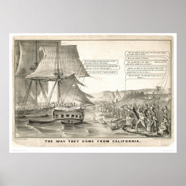 Póster The Way Eles vêm à Califórnia (0476A) (Frente)