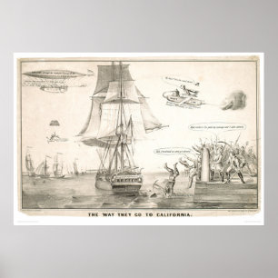 Póster The Way They go to California (0478A)