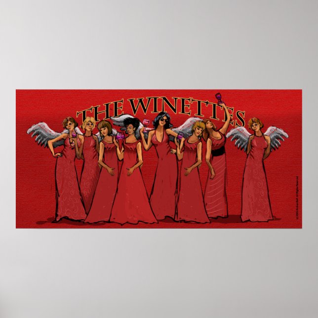 Póster The Winettes, por Andrea Boff (Frente)