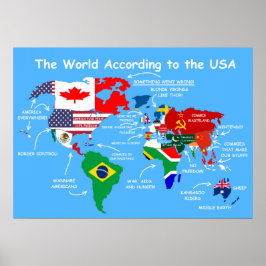 Póster The World According to the USA