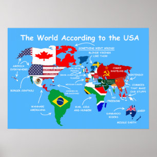 Póster The World According to the USA