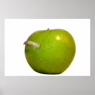 Poster The worm in the apple