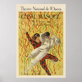 Poster Theatre National de l'Opera Grand Masquerade Ball