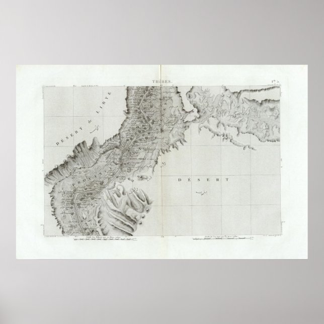 Poster Thebes, Egito (Frente)