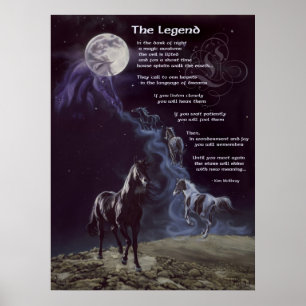 Póster TheLegend dos cavalos