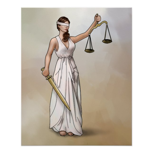 Póster Themis - Lady Justice (Frente)