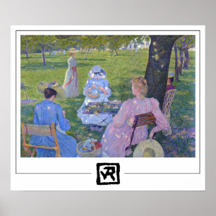 Poster Théo van Rysselberghe Cartaz de Arte Zedign #110