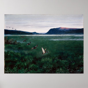 Póster Theodor Kittelsen Os Doze Patos Selvagens