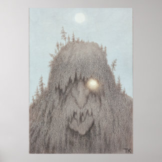 Poster Theodor Kittelsen, Troll florestal