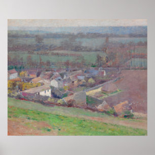 Póster Theodore Robinson - Arte paisagística "Vista de pá