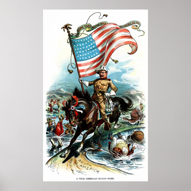 Poster Theodore Roosevelt 1902 (Frente)