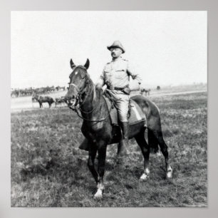 Poster Theodore Roosevelt - The Rough Rider - 1898