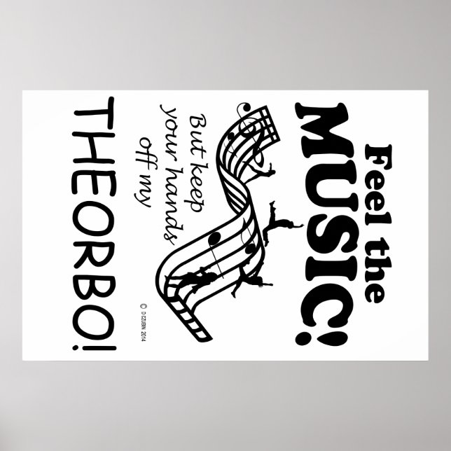Póster Theorbo Sente A Música (Frente)