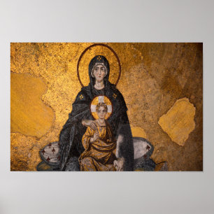 Póster Theotokos, Mary, mãe de Jesus
