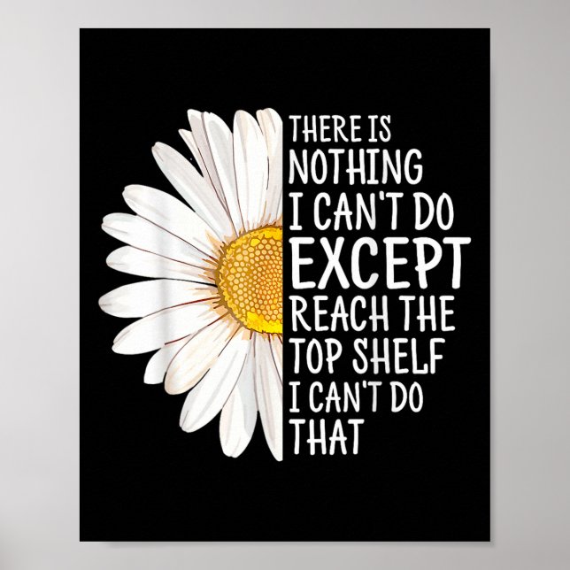 Poster There Is Nothing I Can't Do Except Reach The Top S (Frente)