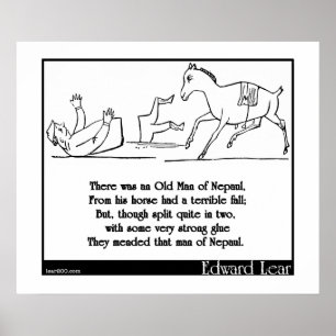 Poster There was an Old Man of Nepaul