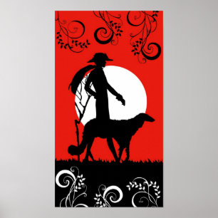 Póster THERESA no vermelho