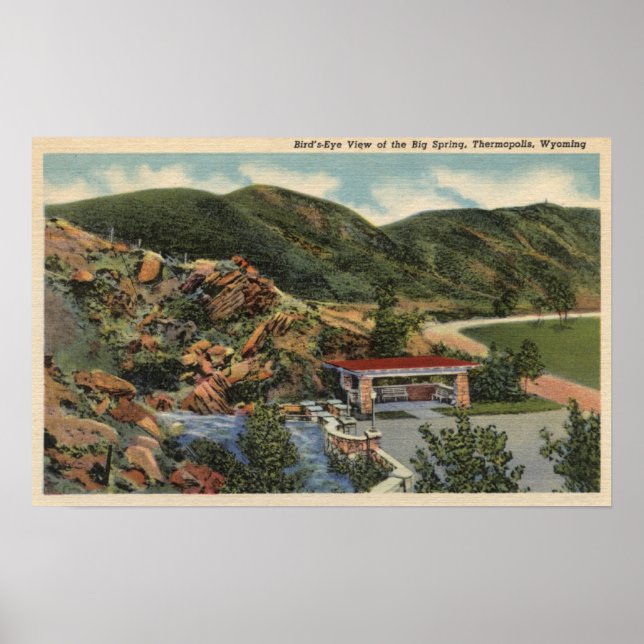 Póster Thermopolis, Wyoming (Frente)