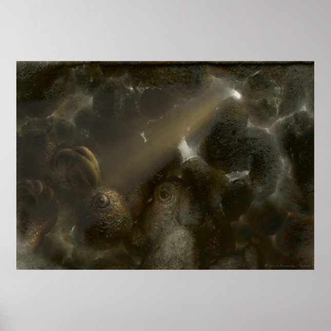 Póster Therone | Caverna estranha (Frente)