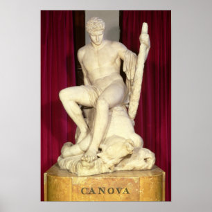 Poster Theseus and the Minotaur, 1782