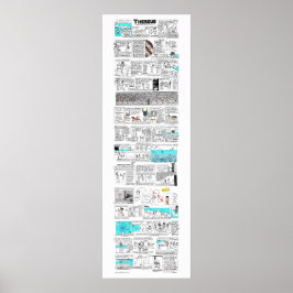 Poster Theseus e Minotaur - greekmythcomix